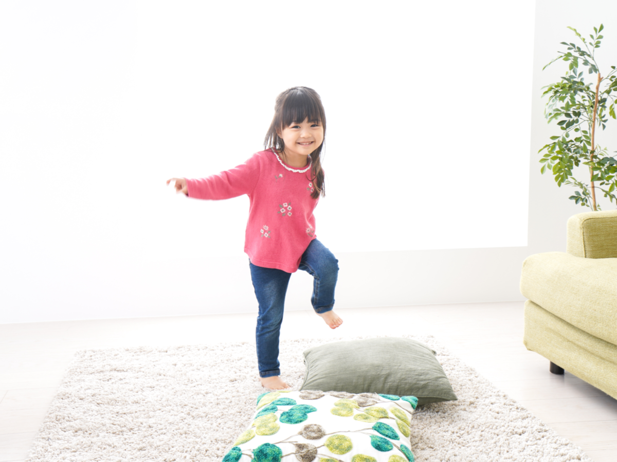 Toddler jumping activities