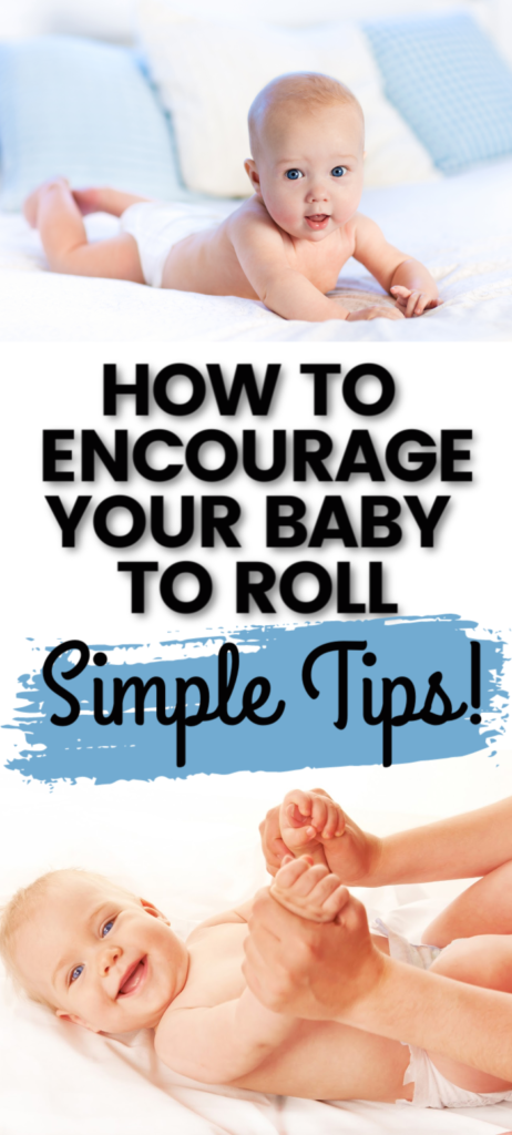 How can you help your baby learn to roll?  Discover simple baby tips and tricks to help your baby roll from tummy to back and back to tummy.  Find out when this important baby milestones usually happens for infants.